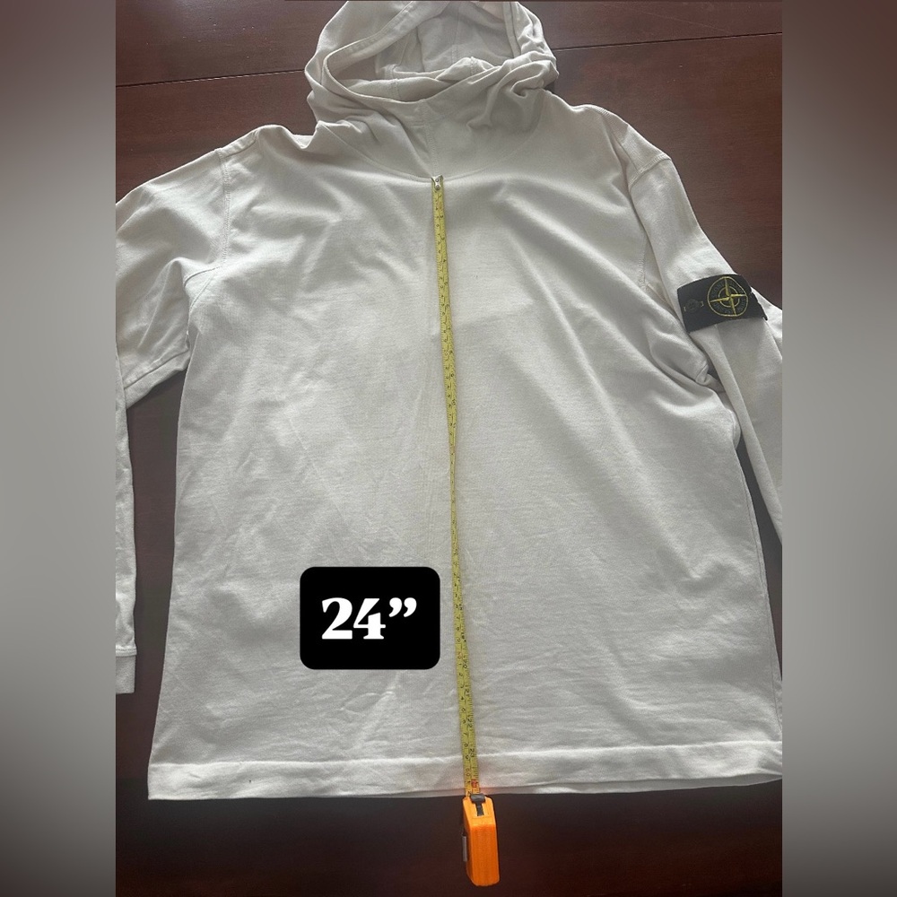 Stone Island Light Pink/White Hoodie - Picture 7 of 7